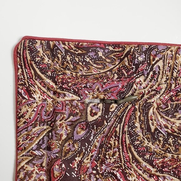 Lauren Ralph Lauren Hallie Lot of 2 Pillow Shams Paisley 20x26 Sateen Cotton - Picture 13 of 13